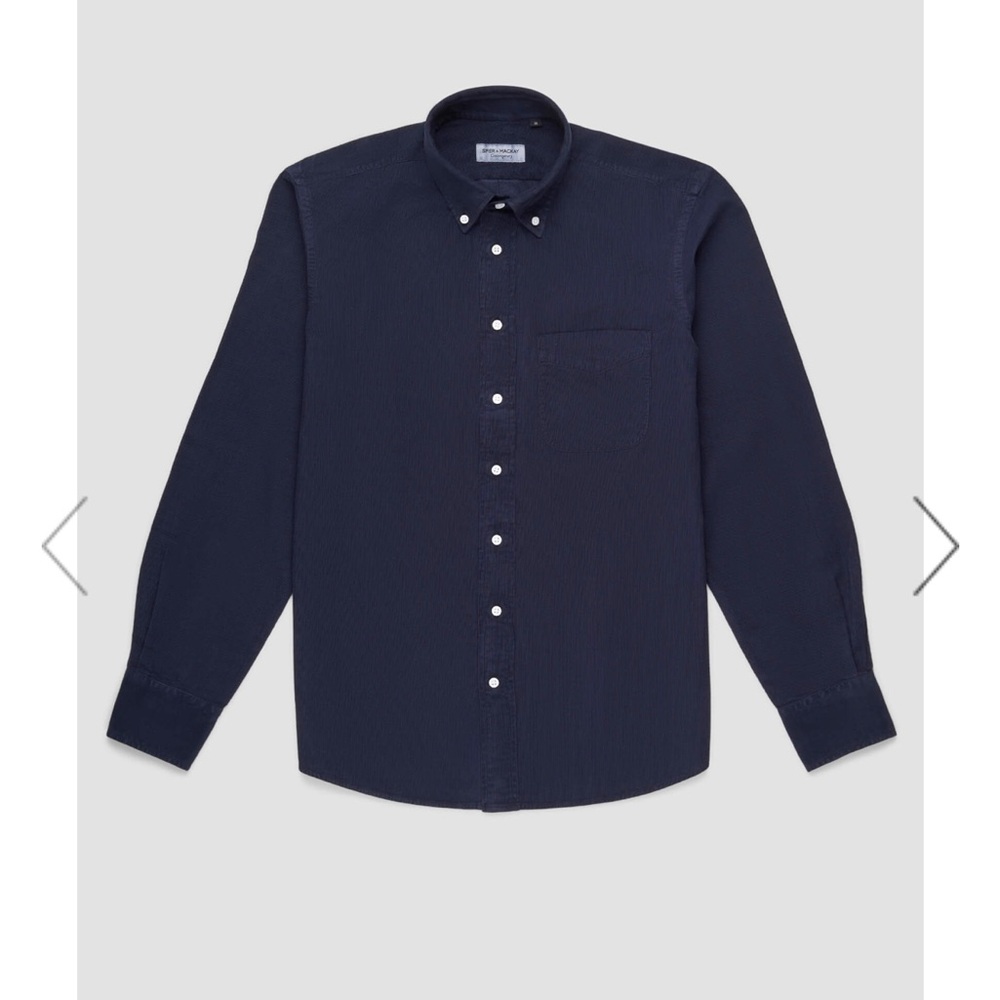 Spier and McKay Navy Corduroy - Casual Slim Large